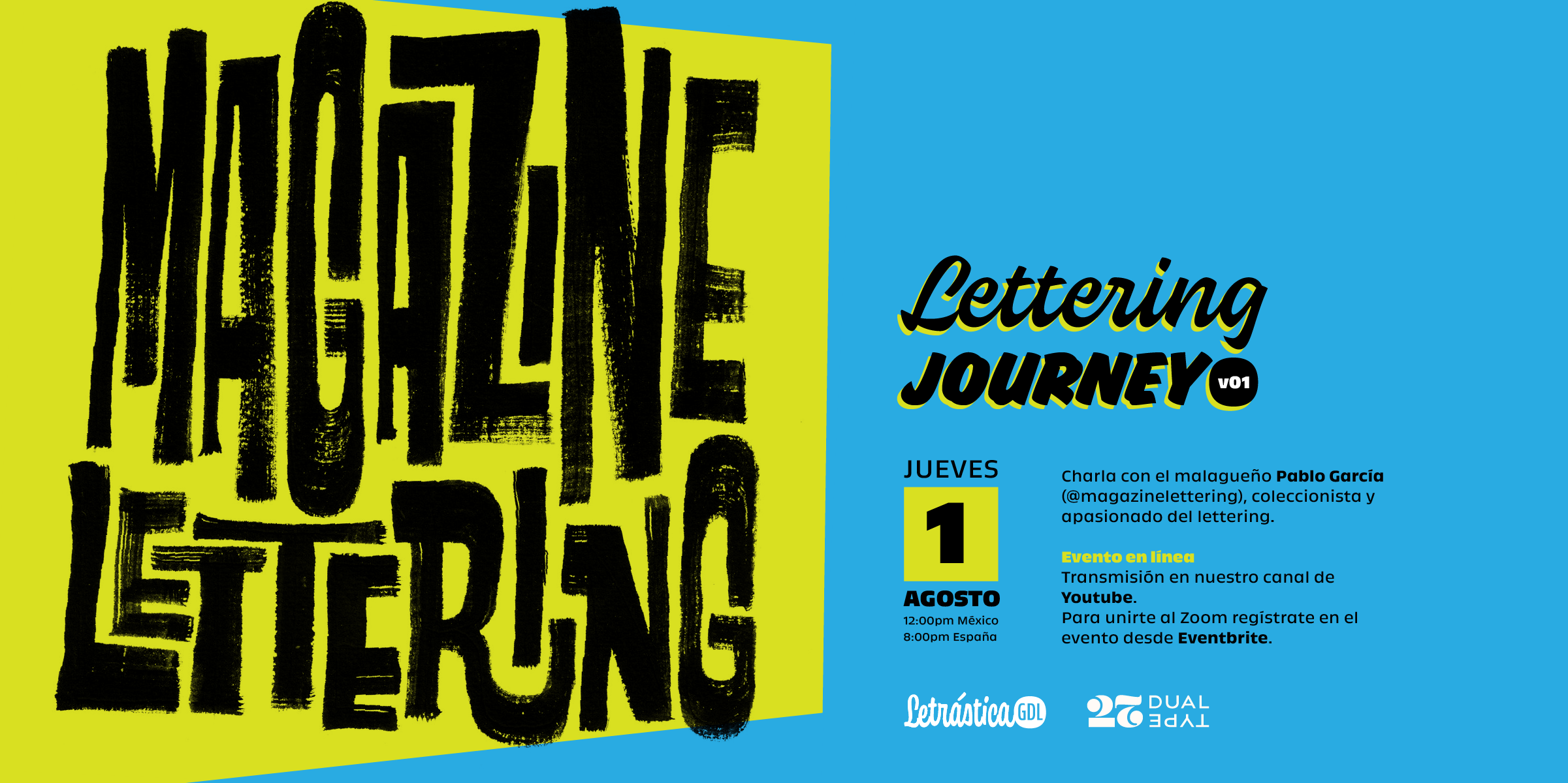 Poster de Lettering Journey v01